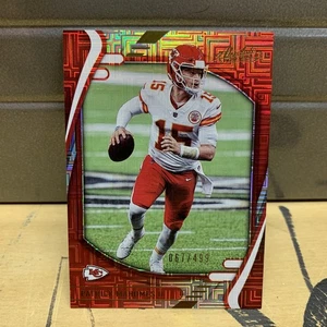 2021 Panini Absolute #1 Patrick Mahomes II Red Squares 67/499 Kansas City - Picture 1 of 3