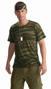 COMBAT HERO CAMOFLAGE T-SHIRT ADULT ONE SIZE FITS UP TO CHEST 42 - Picture 1 of 1
