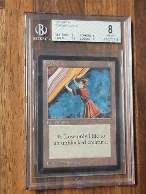 MTG LIMITED EDITION BETA --- BGS 8 Forcefield --- Magic the Gathering - Image 1 of 2