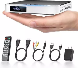 Mini DVD Player - 1080P HD Compact Player for TVs with HDMI, All Region - Picture 1 of 7