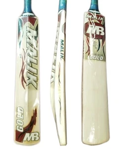MB Malik "Gold"Cricket Bat Brand New - Picture 1 of 8