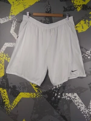 Pantalones Cortos Tenis Nike Cancha Con Bolsillos Blanco Dri-Fit Hombres Talla XL ig93 Foto 1 de 4