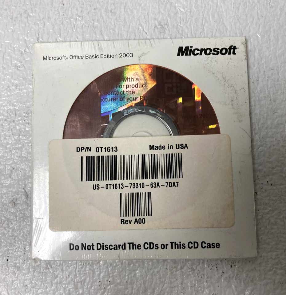 Microsoft Office 2003 Basic Edition 0T1613 - Image 1 of 1