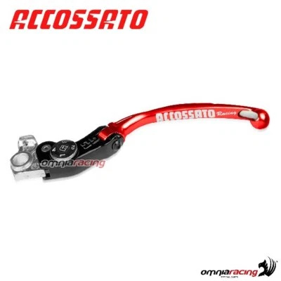 Adjustable long clutch lever RST Accossato red Ducati 999S final edition 2004 - Image 1 of 4