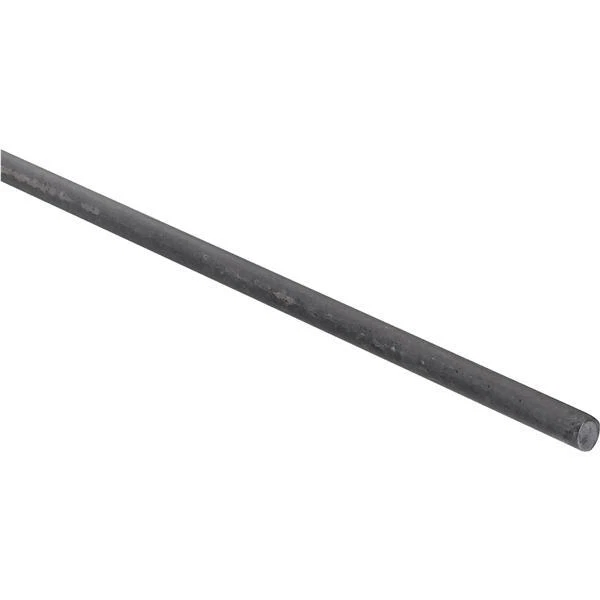 Boltmaster 11612 Hot Rolled Plain Steel Round Rod Stock 0.25 X 48 In.