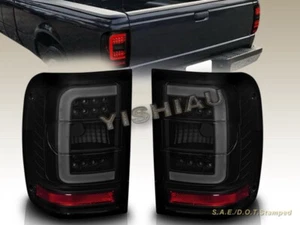 2001-2011 FORD RANGER C-BAR LED TAIL LIGHTS LEFT RIGHT LAMPS ASSEMBLY DARK SMOKE - Picture 1 of 4