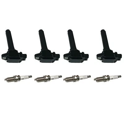 4 bobinas de encendido y bujía para Mitsubishi Outlander 2014-2019 L4 2,4 L UF814 Foto 1 de 4