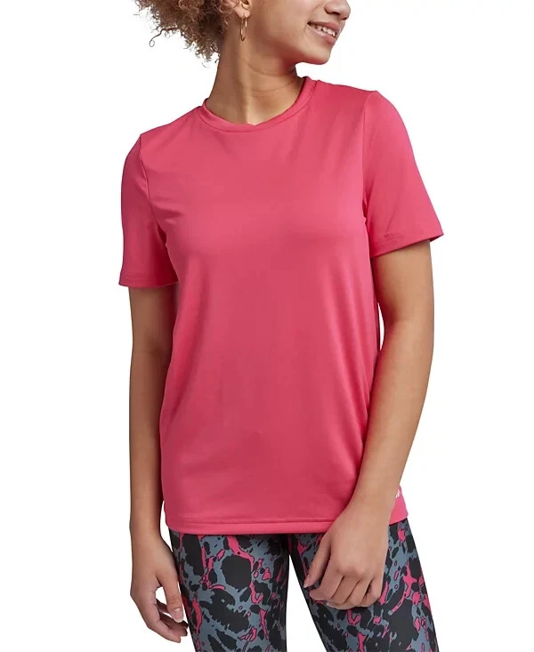 Reebok Womens Active Wear Tee Pullover Shirt Top 100205295 Bold Pink M