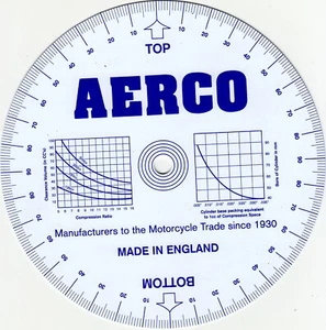 BSA, Triumph, Norton, OIF, AERCO Timing Disc 7-5/8" OD, UK - Picture 1 of 2