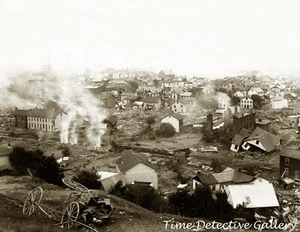 Devastation from 1889 Johnstown, Pennsylvania Flood (20) - Historic Photo Print - Picture 1 of 1
