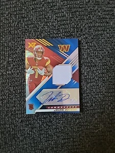 2022 Xr Football Jahan Dotson Rookie Patch Autograph Blue 19/35 - SC7756 - Picture 1 of 2