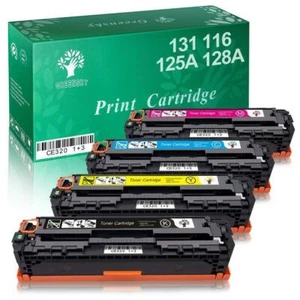 4- Pack Toner CF210X 211A 212A 213A for HP 131X LASERJET 200 M251nw M276nw - Picture 1 of 2