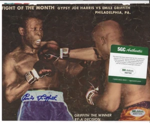 d2013 EMILE GRIFFITH signed Cut Magazine Page - AUTHENTICATED - Picture 1 of 1