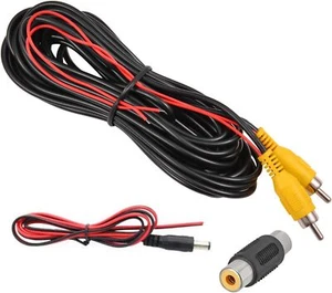 20' Car Video RCA Extension Cable Auto Rear View Backup Parking Camera Wire Cord - Picture 1 of 8