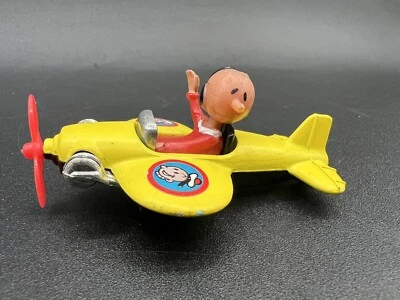 Popeyes "Olive Oyl" Airplane Corgi Yellow 1:64 Scale VTG Diecast Great Britain - Image 1 of 4