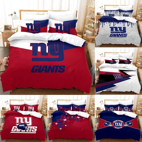 New York Giants Bedding Sets Cotton Blend Duvet Cover Pillowcase Quilt Cover Cover
