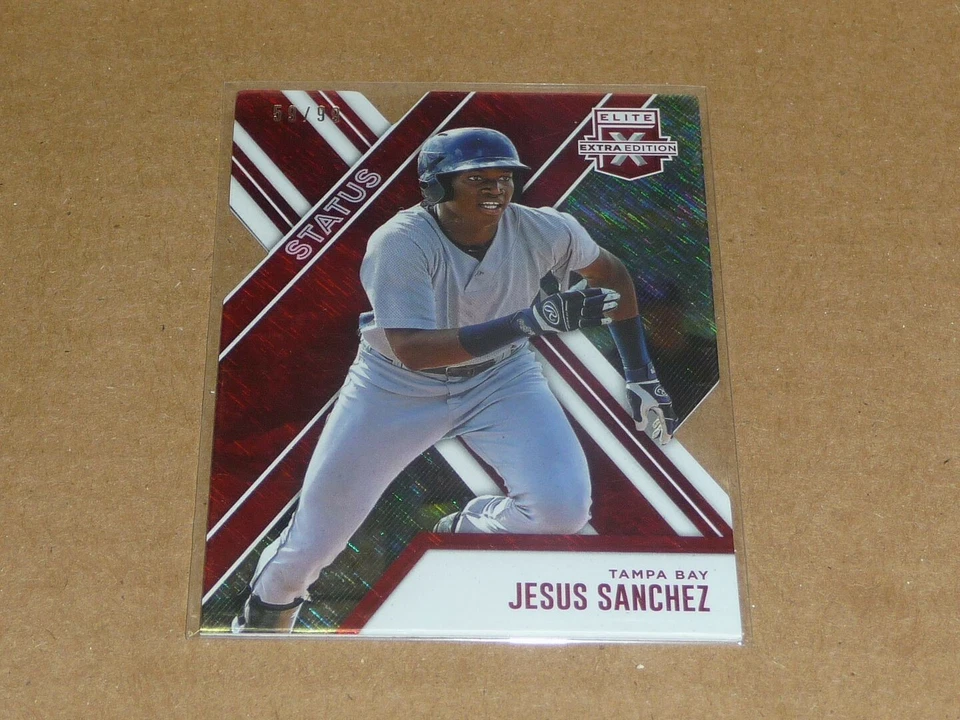 2017 Panini Elite Extra Edition JESUS SANCHEZ STATUS DIE CUT RAYS /99 J3238 - Image 1 of 1