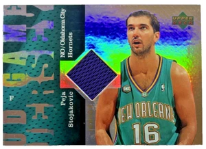 2006-07 UPPER DECK RESERVE (BKB) Peja Stojakovic SP GAME JERSEY FOIL CARD #UD-PS - Picture 1 of 2