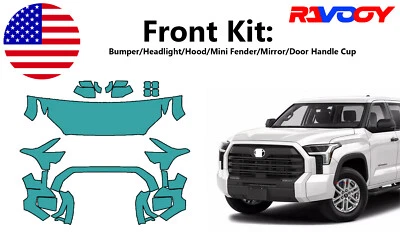 For Toyota Tundra SR5 2022-2025 Front Paint Protection Film PreCut Kit PPF - Image 1 of 4