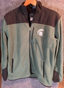 Giacca Michigan State Spartans Campus Den Poliestere Media M Verde Nero - Foto 1 di 10