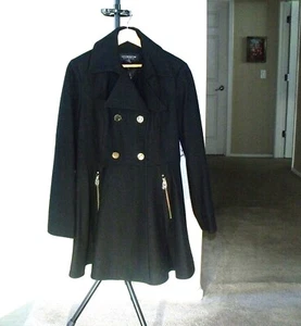Brand New - Liz Claiborne Wool Coat Jacket Double Breasted Peacoat - Picture 1 of 2
