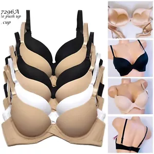 Lot 1-6 Extra Padded Bras Women's Max Lift Extreme Push up Add 2 Cup Size 30-36A - Picture 1 of 10