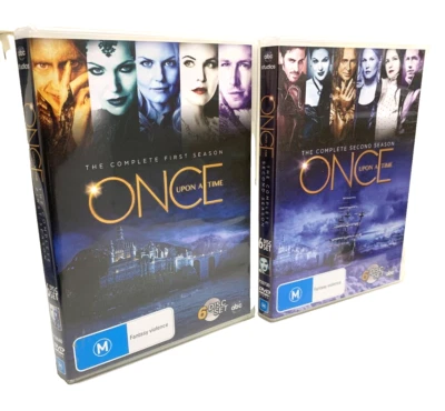 Once Upon A Time DVD Temporada 1 2 PAL Región 4 Fantasía Drama Serie de TV Como NUEVO Foto 1 de 4