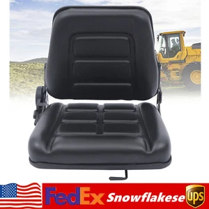 Asiento de suspensión de carretilla elevadora universal para Clark Cat Hyster Yale Toyota ¡¡negro!! NUEVO - Imagen 1 de 8