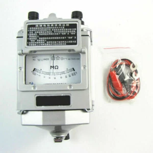 Megger Meter Isolationstester Widerstandsmesser 1000MΩ 1000V 120 U/min mit Kabel - Bild 1 von 8