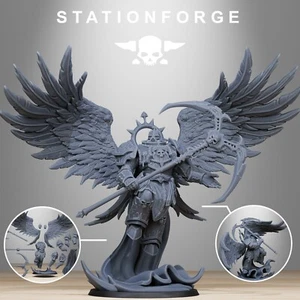 Corrupted Archon Angel (x2)/Pose 1 & 2/TTRPG/Wargaming/Grimdark/Station Forge - Picture 1 of 3