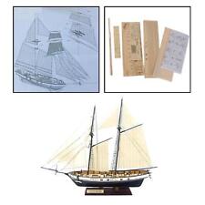 Modèle de voilier artisanal bricolage pour bâtiment modèle en bois modèle de