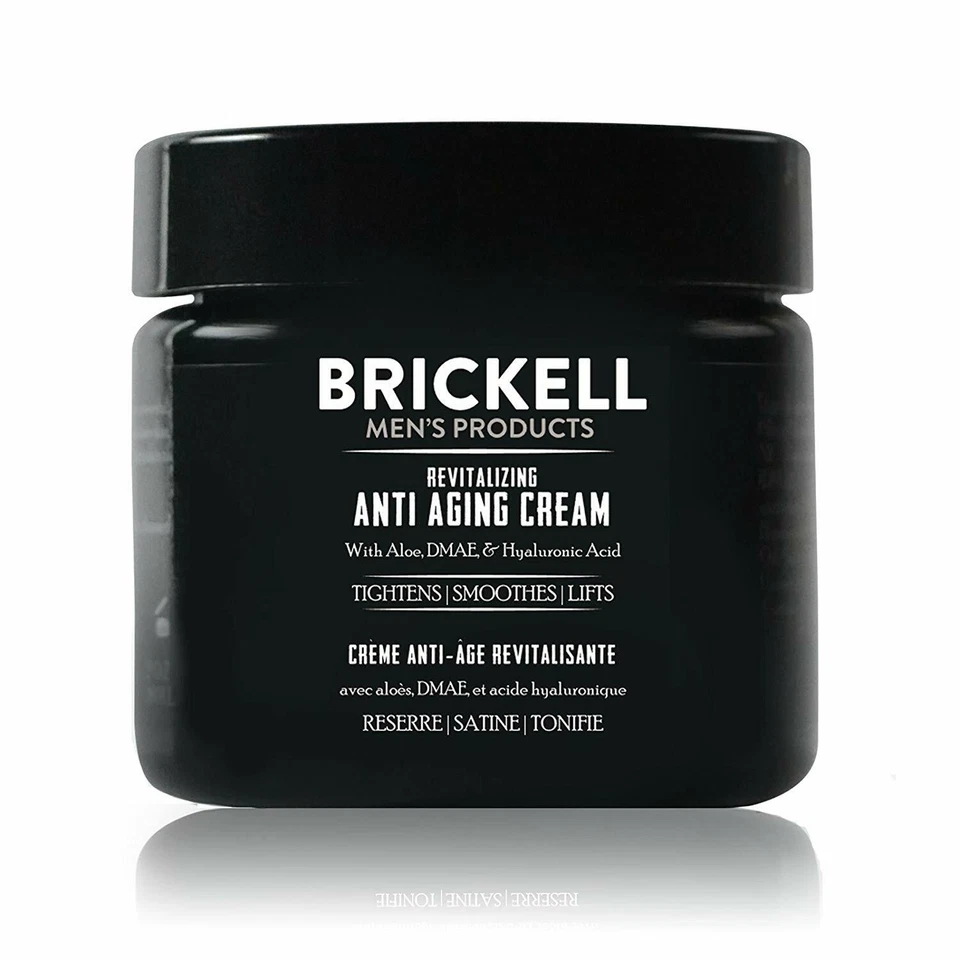 Brickell Men's Revitalizing Anti-Aging Cream, Natural Organic Anti Wrinkle GIFTS - image 1 of 4