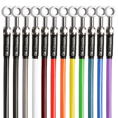 Suzuki GSXR1000 2003-2004 Front Braided Stainless Brake Lines by Venhill - Image 1 of 4