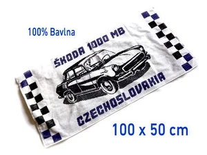 Toalla ŠKODA 1000MB, 100x50cm, 100% algodón, NUEVA - Imagen 1 de 3