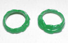 14085, 2x laurel wreath, head ring, head tires, tiadem, medium green