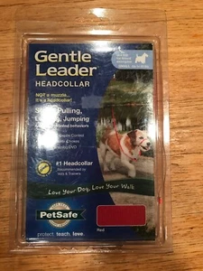 Gentle Leader Head Collar Stops Pulling Lunging Jumping DVD Red S Up to 25lbs - Picture 1 of 3