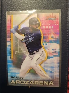 2021 Bowman's Best Refractor #56 Randy Arozarena Tampa Bay Rays - Picture 1 of 2