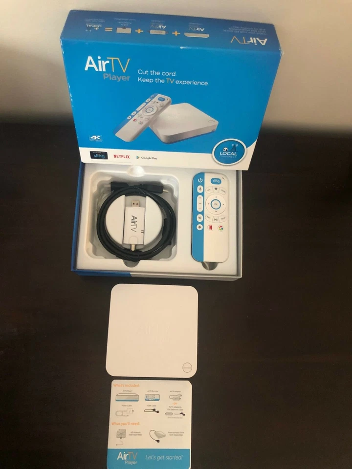 AirTV Player 4K Media Streamer & Local Channel Adapter SLING Movie Theater Used - Image 1 of 1