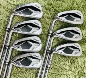 Lefty PING G430 Iron Set of 6-9-W-45-50 Dynamic Gold S200 Steel Flex S USED - Picture 1 of 9