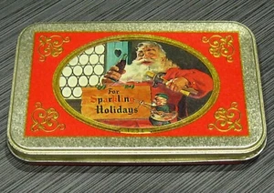 Coca-Cola Cola Weihnachtsmann Weihnachten Spielkarten Decks Dose neu unbenutzt VINTAGE - Bild 1 von 2