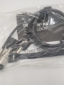 Targus DEFCON KL Cable Lock, 6 ft., Black ASP48USX  New - Picture 1 of 2