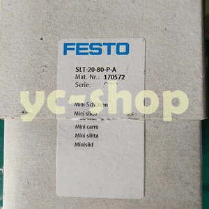 New Festo SLT-20-80-P-A 170572 Slide Cylinder By DHL Expedited Shipping - Picture 1 of 3