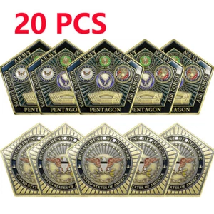 20PCS Army Navy Marines Dept Of Defense Pentagon Commemorative Challenge Coin - Picture 1 of 8