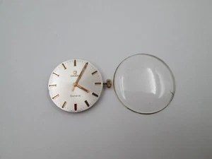 Máquina y esfera Omega Genève. Cuerda manual. Calibre 601. Dial gris. 1960 - Imagen 1 de 7