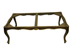 19 c. Italian Provincial Rococo Carved Walnut  Frame Table Paoletti Firerenze  - Picture 1 of 17