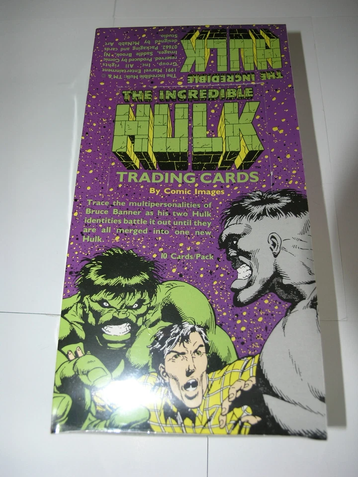 Incredible Hulk Comic Images Box of Cards - Image 1 of 1