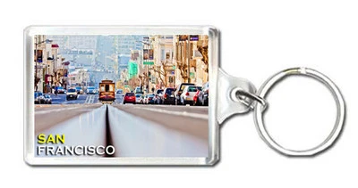 SAN FRANCISCO TRAM KEYRING SOUVENIR LLAVERO