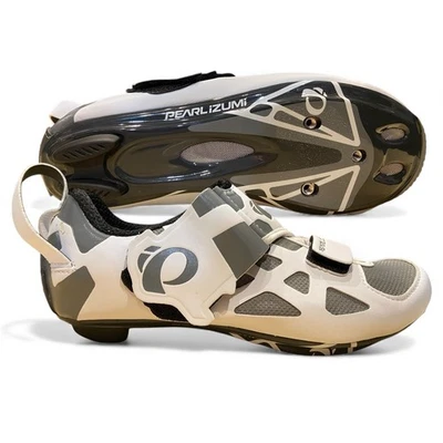 Mujer Pearl Izumi Tri Fly V Carbono Triatlón Ciclismo Zapato Talla 38 EUR Blanco Nuevo Foto 1 de 4