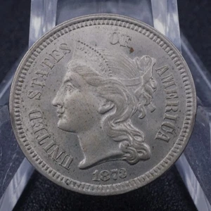 1873 Three Cent Piece BU Condition - Picture 1 of 2