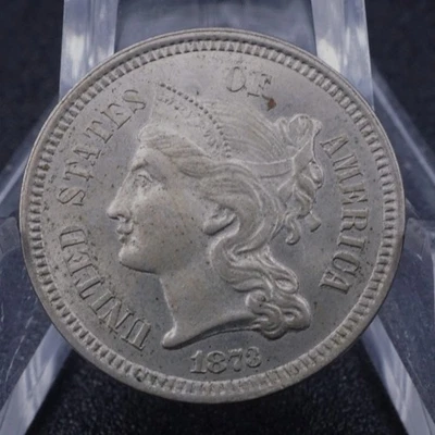 1873 Three Cent Piece BU Condition - Image 1 of 2